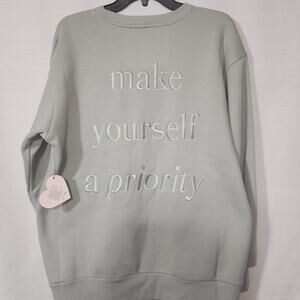 Self love Sweatshirt women's large by Cotton classic